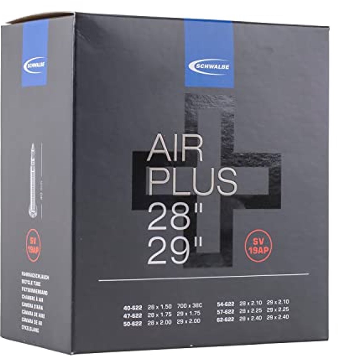28 inch Fietsbinnenband - Air Plus voor E-Bikes en Cargobikes