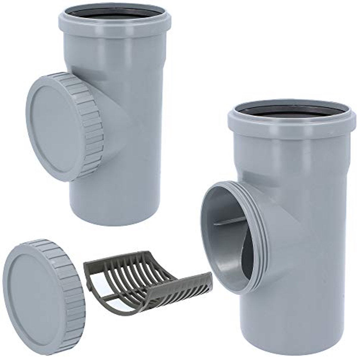Regenpijpfilter met Zeef en Bladbescherming - Ø 110 mm