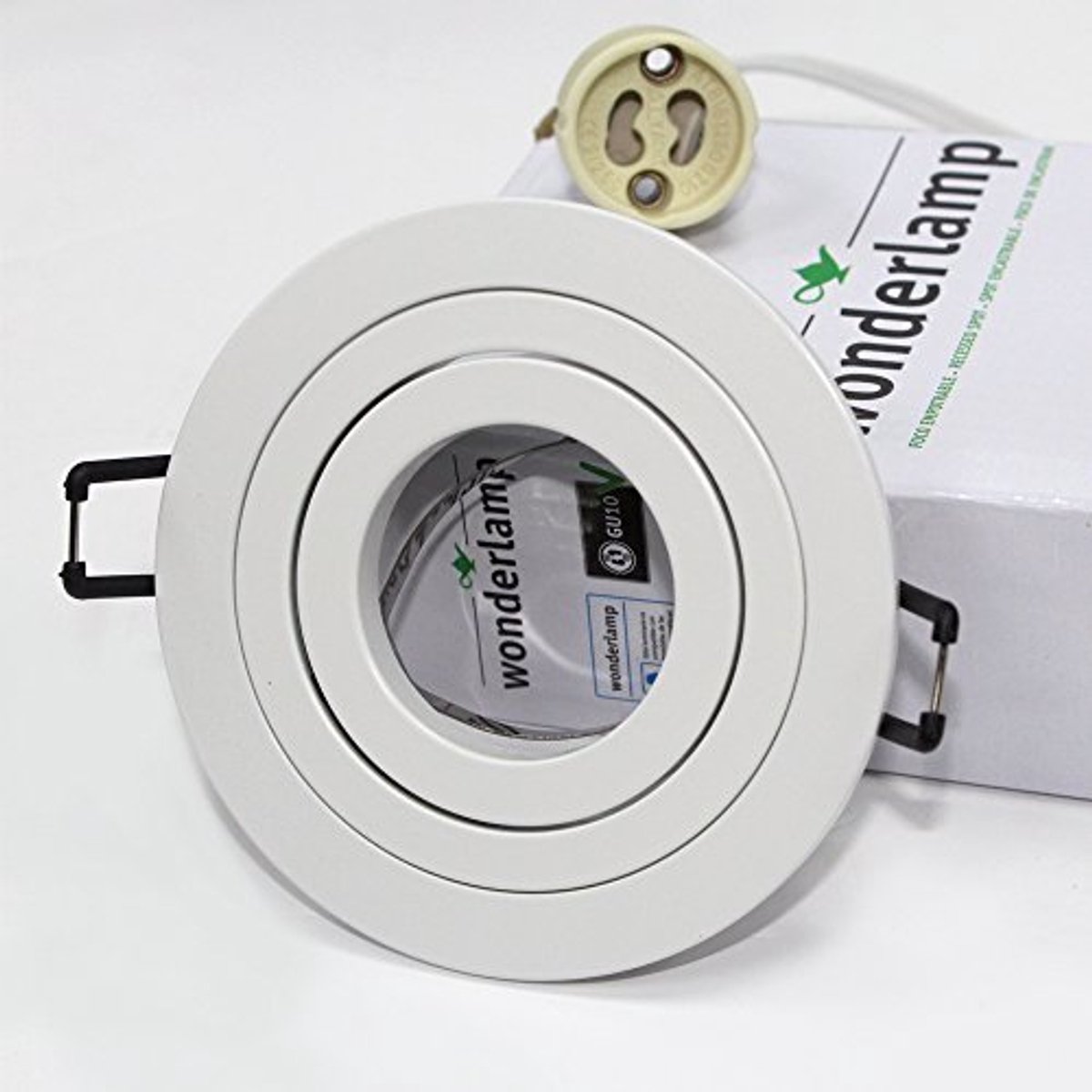 Inbouwspot Ronde GU10 Fitting 30° - Wit 9,3 cm