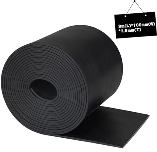 Bande Adhésive En Caoutchouc Néoprène - Rouleau 3 M, Noir - Pour Joints, étanchéité, Bricolage, Protection