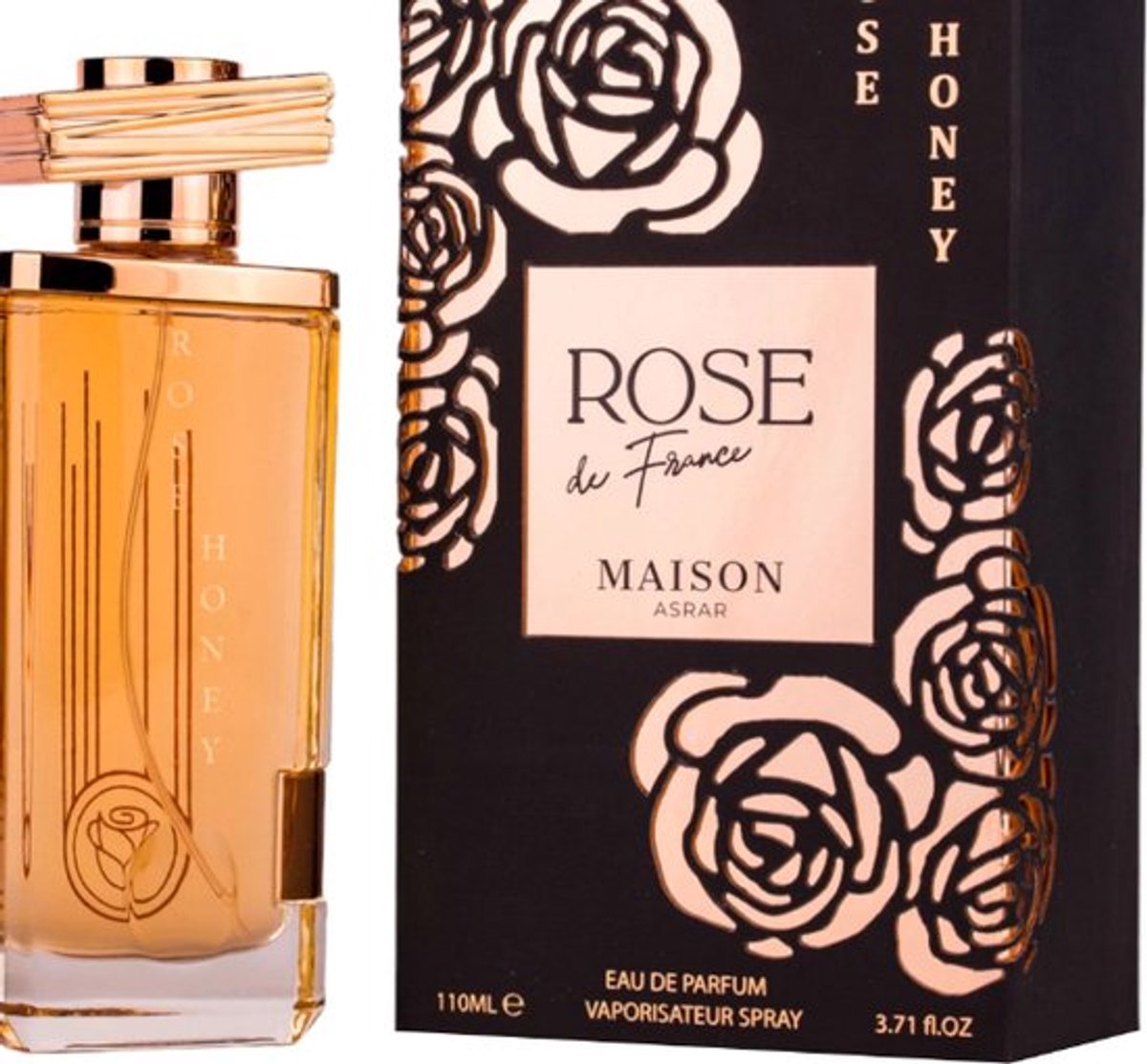 Maison Asrar Rose Honey parfum - Eau de parfum met roos, vanille en musk - 110ml