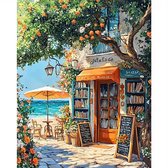 Untamed - Paint by numbers Volwassenen– schilderen op nummer – Creatieve hobby - Ontspanning Thuis - Cadeau idee - Compleet pakket - DIY decoratie - Boekenwinkel - Cafe des Livres