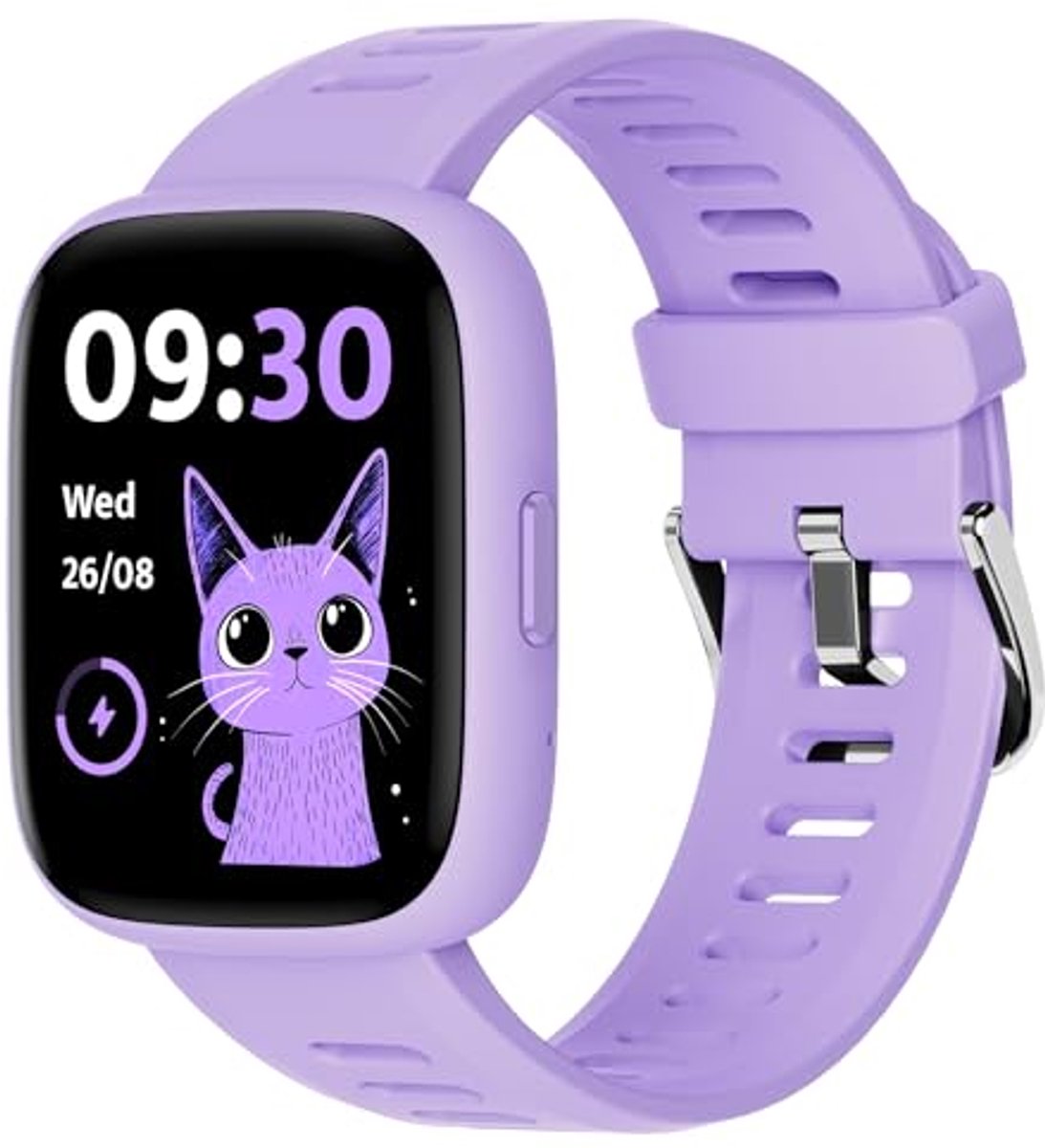 Fitnesstracker voor meisjes 5-16 jaar - 1,8 inch smartwatch met stappenteller, hartslagmeter, waterdicht IP68, slaapmonitor en puzzelspellen