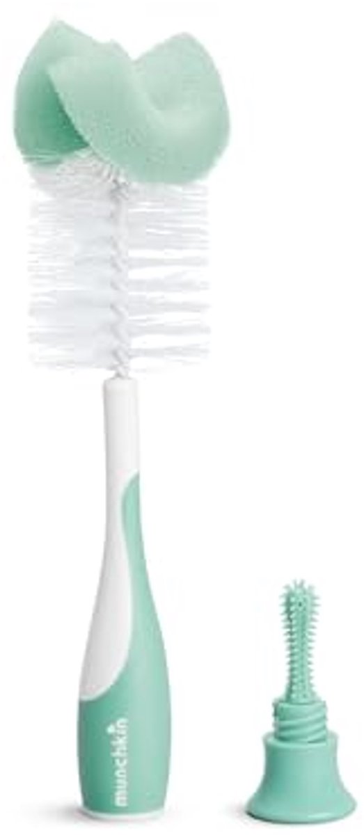 Image of 2-in-1 Fles- en Zuigborstel met Antislip Handgreep - Inclusief Bonus Zuigborstel - Assorted