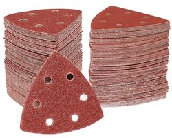 Delta schuurpapier voor driehoekige schuurmachines - 50 stuks - Diverse korrelgroottes