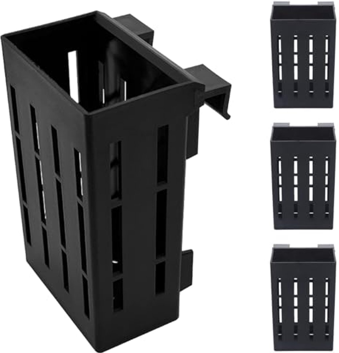 Plantenhouders voor aquaria - 4 stuks hangende aquariumplantenstandaarden voor aquascape decoraties
