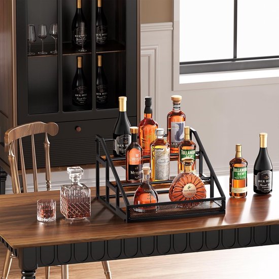 2 ST 3-Tier Drankfles Display Plank Bar Planken voor Drank Flessen, Bar Fles Display Plank Bar Plank, Drank Plank Retro Bar Drank Planken voor Drank Whisky, Gedistilleerde dranken 2 ST 3-Tier Drankfles Display Plank Bar Planken voor Drank Flessen, Bar Fles Display Plank Bar Plank, Drank Plank Retro Bar Drank Planken voor Drank Whisky, Gedistilleerde dranken