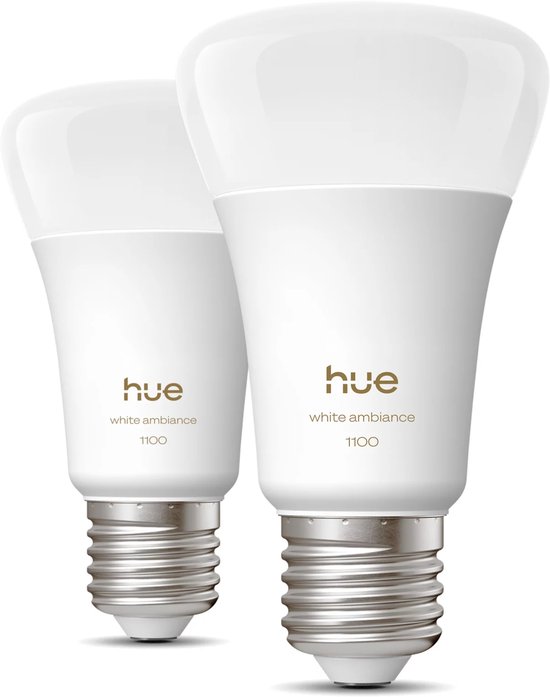 Philips Hue A67 White Ambiance E27 1100lm 2-pack