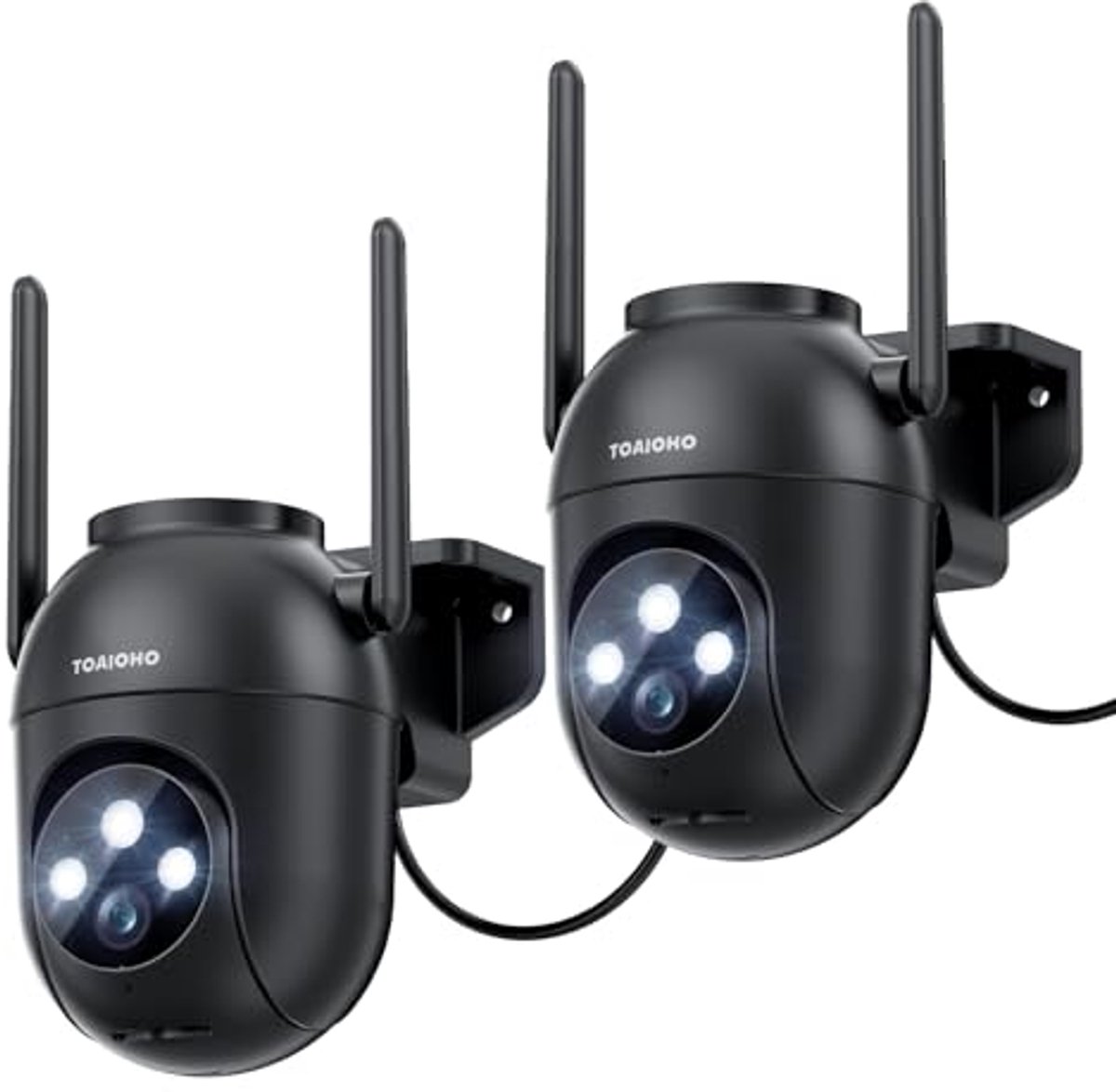 Draadloze Buiten Camera Set - 5MP 360° PTZ IP Camera met Tweeweg Communicatie en Bewegingsdetectie