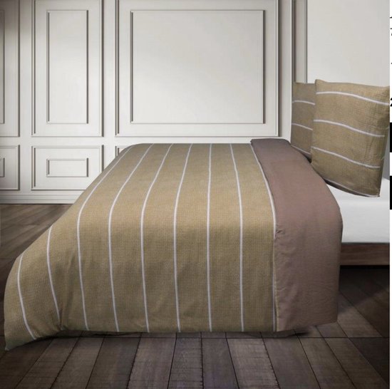 Luxe Katoen Flanel dekbedovertrek Emma Lin - 240x220 van Merkloos — afbeelding 2