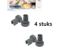 4 x Vaatwasser wiel - Vaatwasserrollenset , geschikt voor AEG Favorit Privileg Zanussi (2.3*2.7cm)
