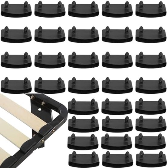 EBAC Literie 10 latten eindkappen – 780 x 48 x 8 mm – voor lattenbodem/Z/ kliklak EBAC Literie 10 latten eindkappen – 780 x 48 x 8 mm – voor lattenbodem/Z/ kliklak