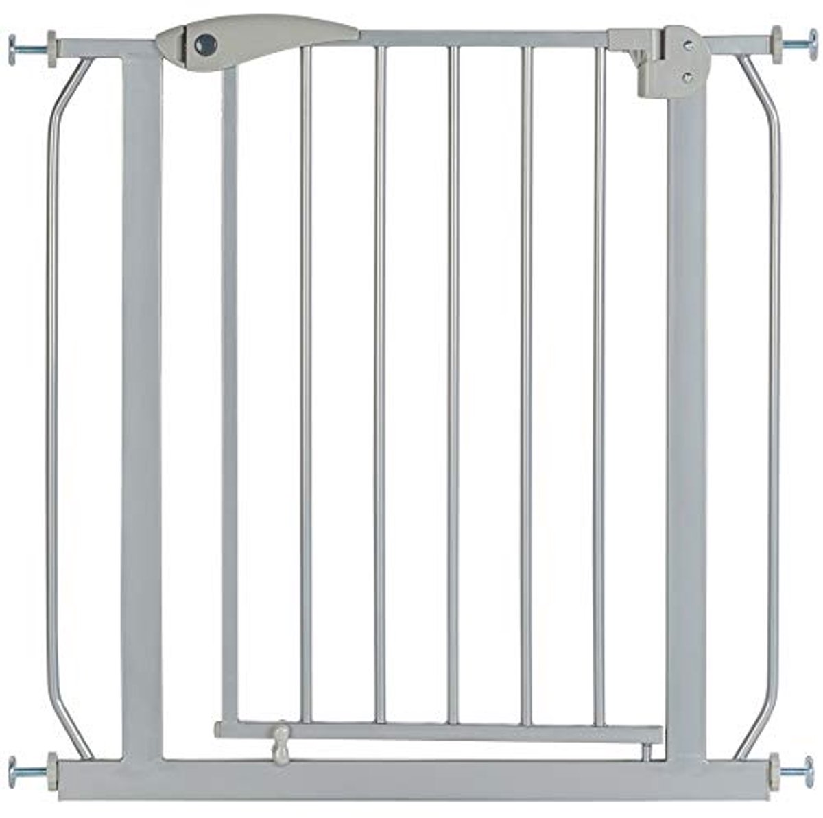 Traphek 75-175 cm | Klemhek Zonder Boren | Auto-Sluitend | Grijs