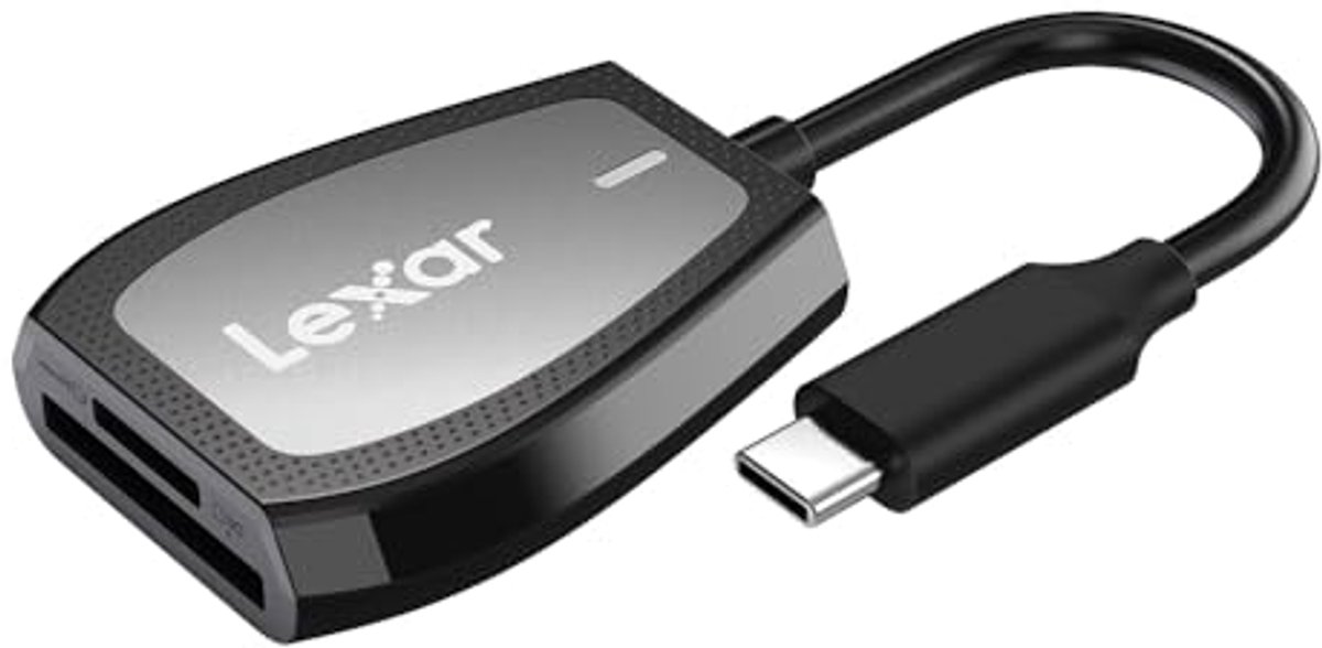 USB 3.2 Type-C Dual-Slot Lezer voor SD en microSD UHS-II Kaarten - Snelheid tot 312MB/s