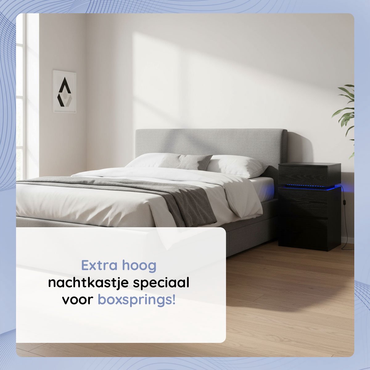 Casamoda Casamoda Extra Hoog Nachtkastje - afbeelding 2