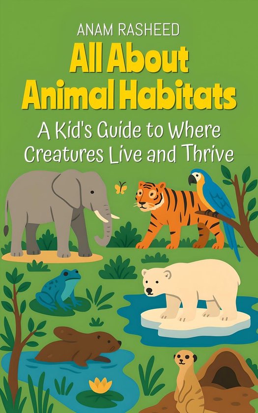 Chapter Books For Kids 4 - All About Animal Habitats: A Kid's Guide to Where Creatures Live and Thrive