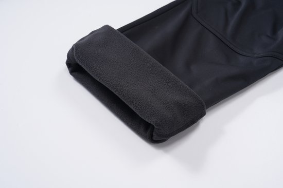 baleaf Thermische hardlooplegging voor heren, waterdicht, licht, fleece, gevoerde broek, fietsen, wandelen, met zakken met ritssluiting, beenzakken, 3XL