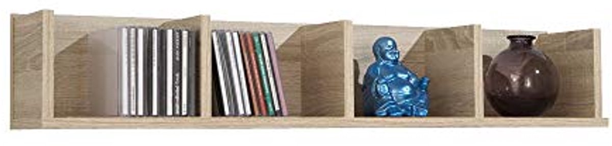 Wandrek 92 x 16,5 x 17 cm van eikenhout - Modern en Duurzaam