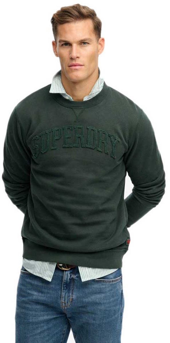 Superdry Vintage Athletic Tonal Sweatshirt 2XL Man Groen