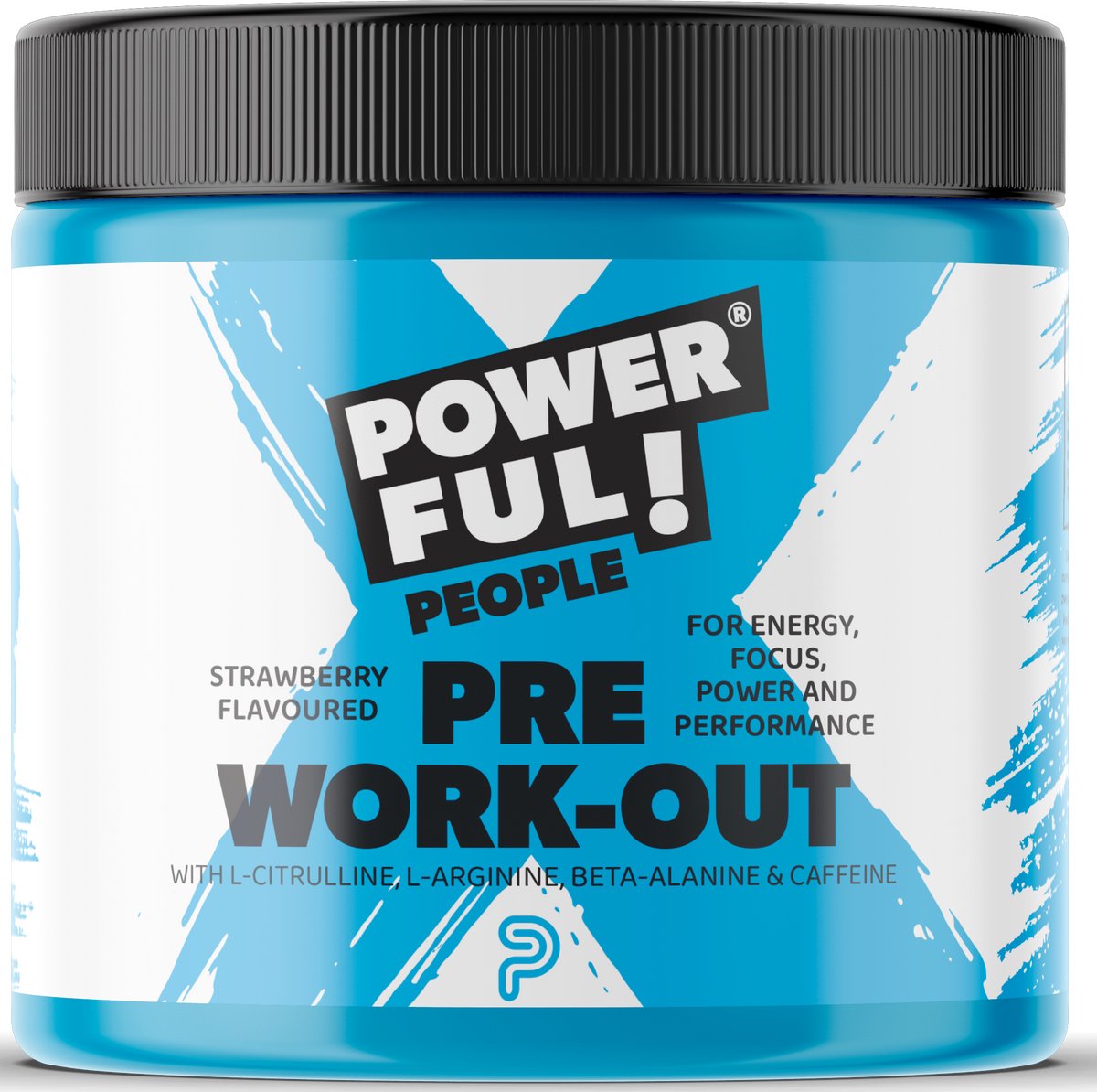 Powerful People Pre work-out strawberry 250 Gram
