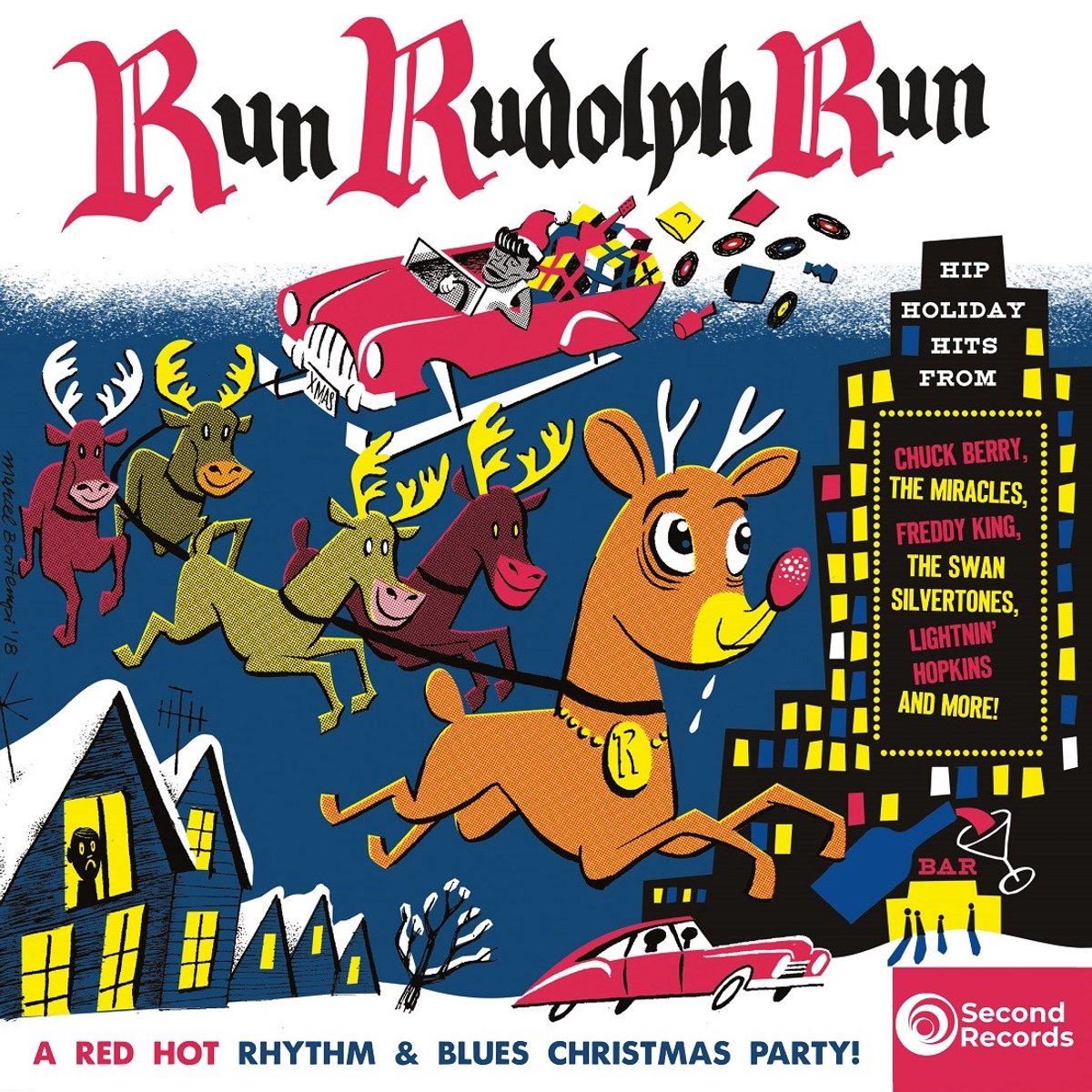 Various Artists - Run Rudolph Run (LP)