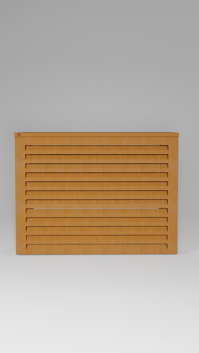 Coverup airco omkasting compleet X-large breed cortenstaal 170x130x75cm
