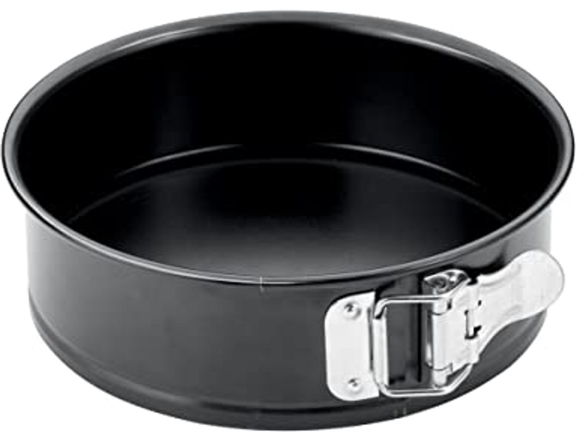 Zwarte Taartvorm 22 cm voor het Bakken van Cakes en Taarten