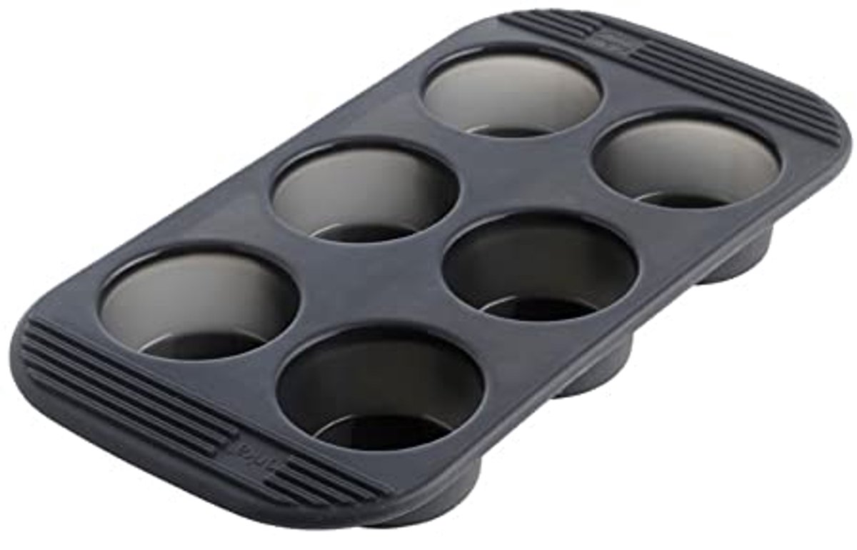 Muffinbakvorm set van 6 - Siliconen bakpannen voor perfect gebakken muffins