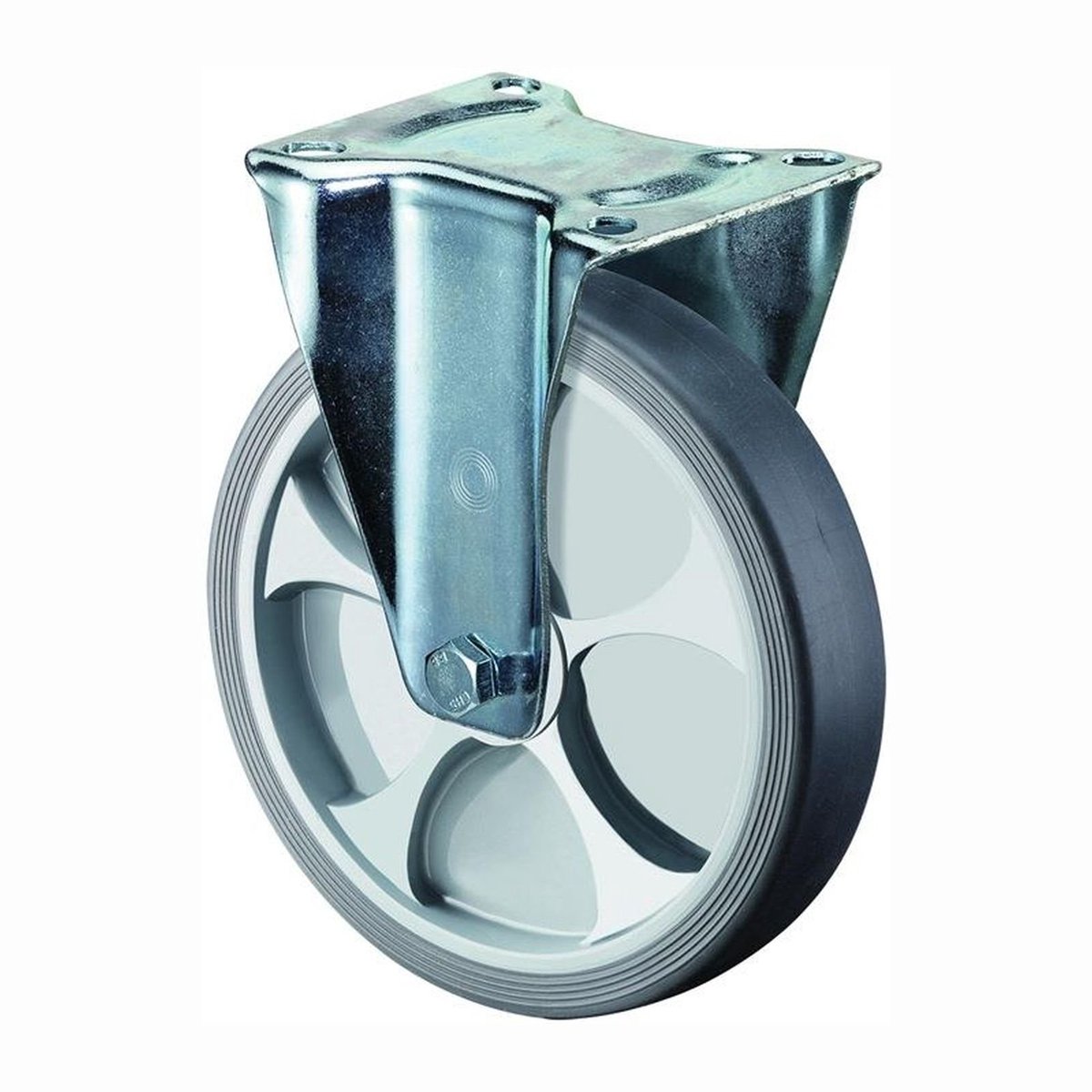 Bokwiel thermoplastisch Rollager Wiel Ø 200 mm 220 kg - L410.B44....