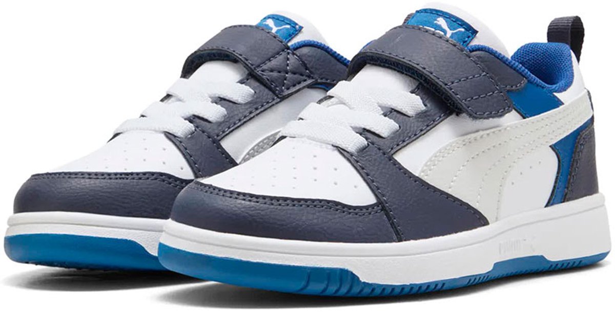 Puma Rebound V6 Lo Ac+ Ps Schoenen Jongens Meisjes Zwart