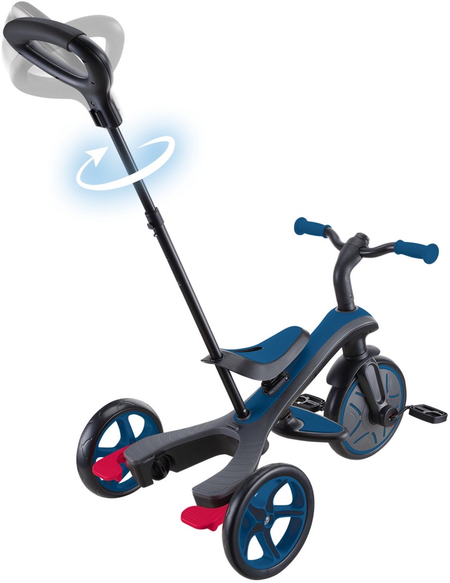 Globber Trike 4 in 1 in Donkerblauw