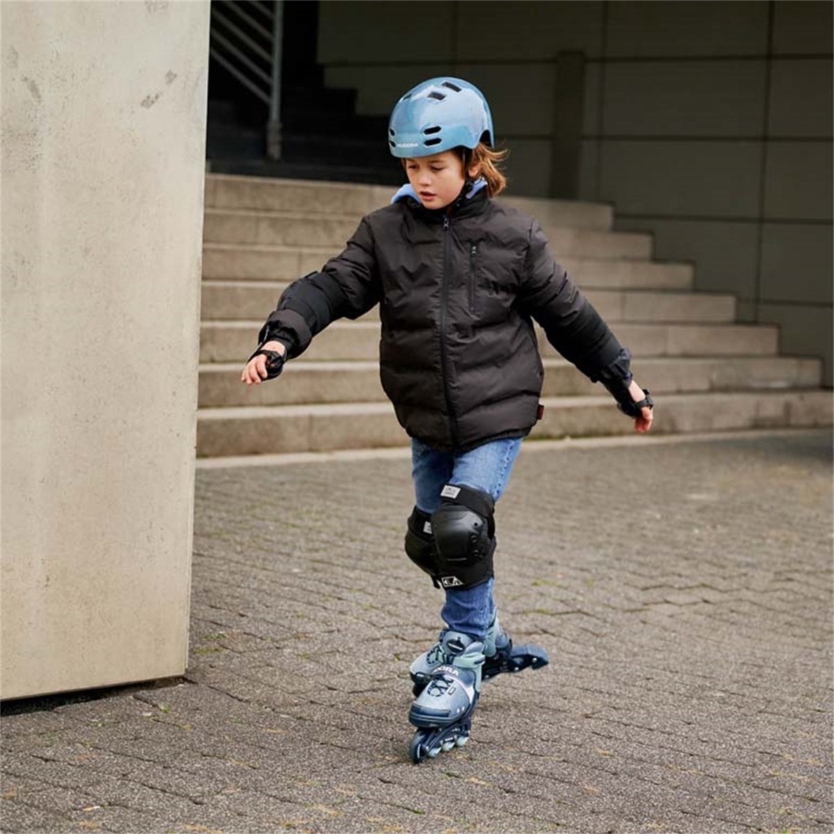 HUDORA Skeelers Leon 2.0 Ocean Blauw