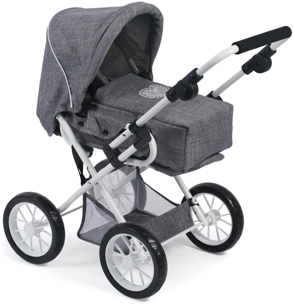 BAYER CHIC 2000 Combi Poppenwagen LENI Jeans grey