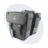 Voltano Dubbele Fietstas 40L Afgeschuind - Intense Green - 100% Waterdichte Fietstassen - Fietstassen Elektrische Fietsen