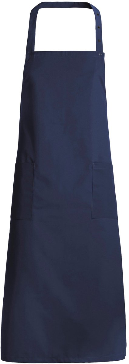 Kentaur Bib apron w. pockets 30340-102 - sailor blue - 2