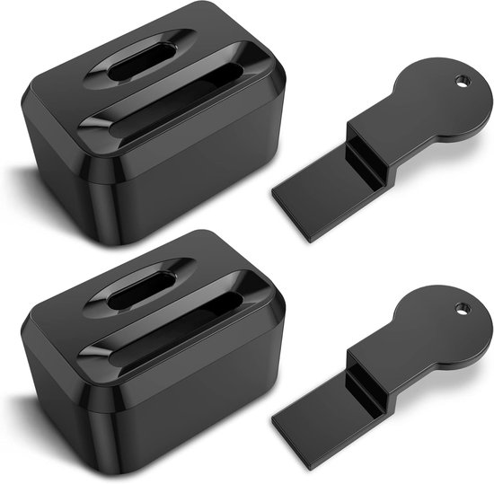 Autogordel slot - 2 stuks - Om het veiligheidsgordelslot af te sluiten - Autogordel beschermer kind - Universeel - Gordelhoes kind - Zwart