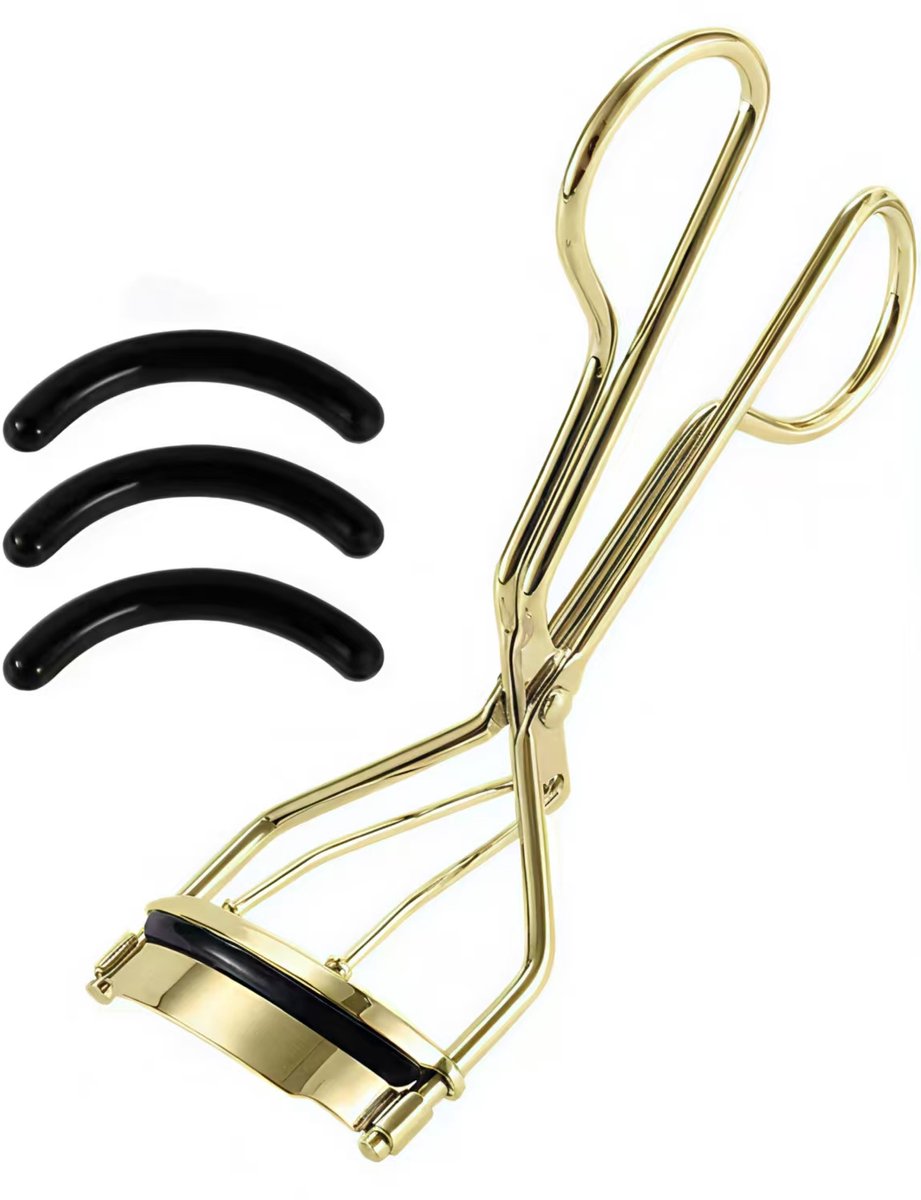 Wimperkruller - 3 stuks - Langdurige krul, lift en definitie - Goud