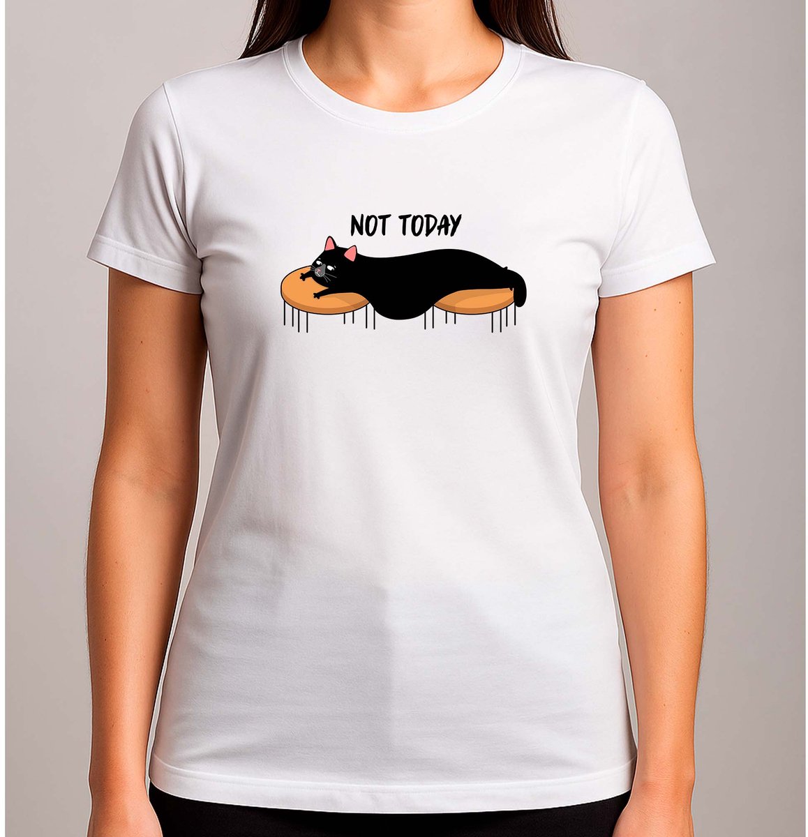 Not Today Baby Cat - T Shirt - Cat - CuteCat - CatLover - CatLife - Kat - LieveKat - GrappigeKat - KattenLiefhebber - BestMom - MamaLeven