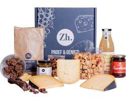 Zuivelhoeve Hollands Groot Borrelpakket cadeau - Borrelbox voor thuis - Snackpakket - Kerstpakket food - Kerstgeschenk - Cadeaupakketten eten & drinken - Alles voor de Borrelplank - Altijd vers - Proef & Geniet