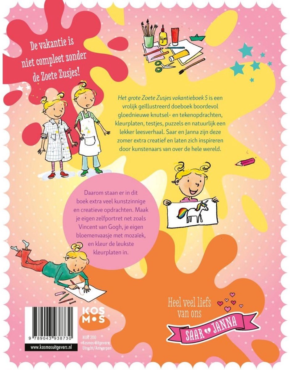 De Zoete Zusjes - Het grote Zoete Zusjes vakantieboek 5 — cadeau in Spellen & Speelgoed - foto 4