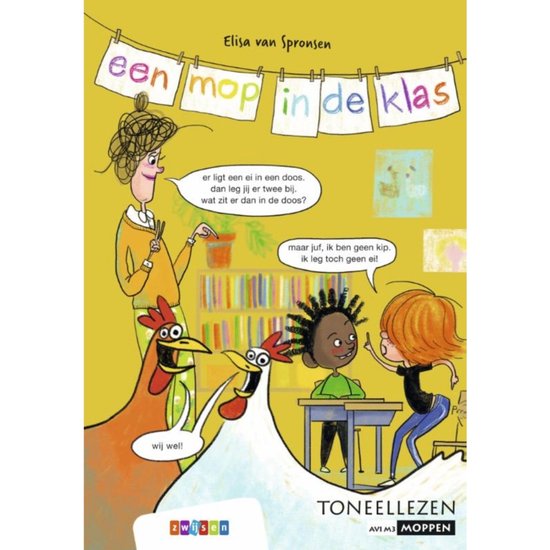 Toneellezen - een mop in de klas - cover
