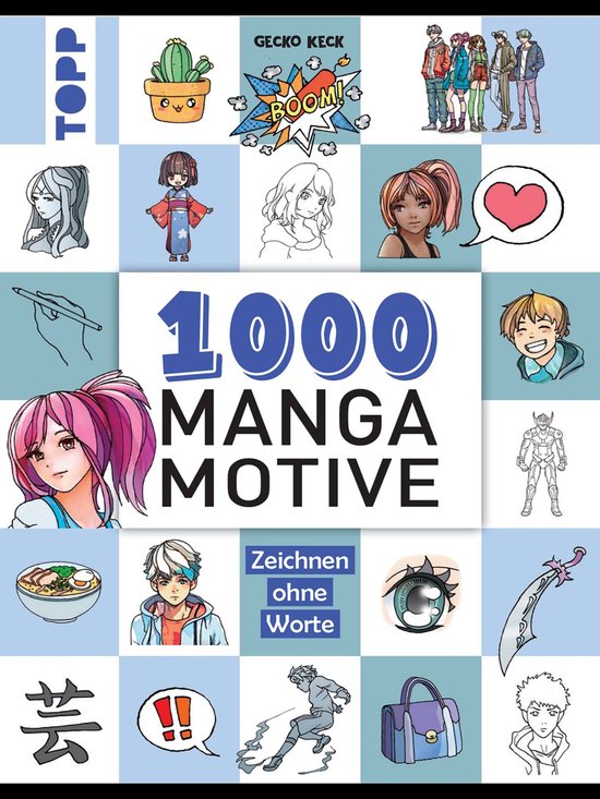 Manga - 1000 Manga Motive zeichnen - cover