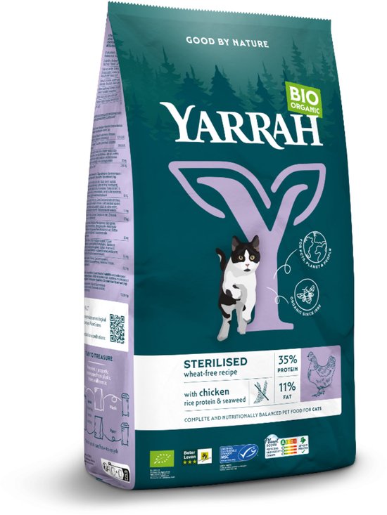 Yarrah - Cat Sterilised Grain Free - Kattenvoer - 2 kg