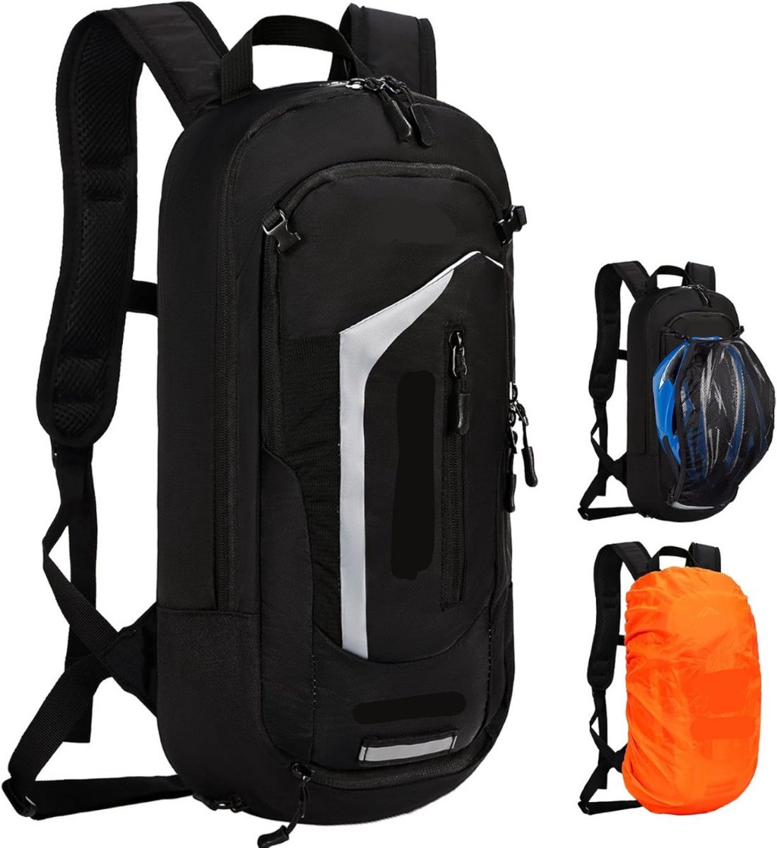 Thuys – Hardloop Rugzak – Running Backpack – Hardlooprugzak – Waterdichte Sportrugzak – 10L – 12cm x 20cm x 43cm – Zwart