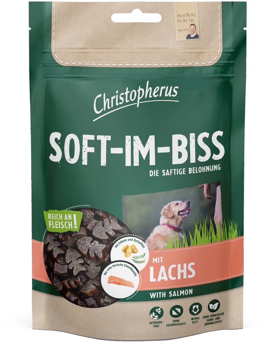 Christopherus Dog - Snack Zachte-hap 12x125g - Zalm