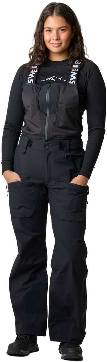 Swedemount Lofoten 3L Shell Bib – Skibroek dames Zwart