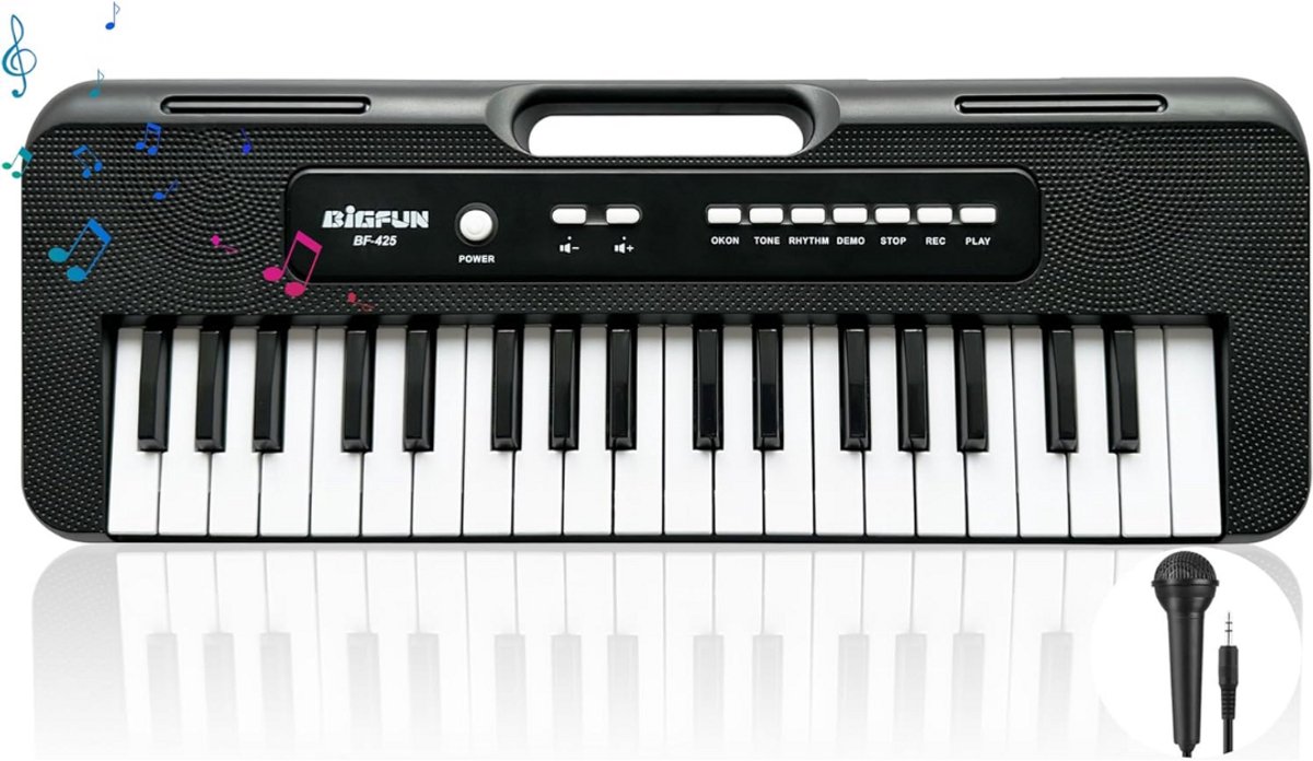 MKSS® Kinder Piano - Kinderspeelgoed - Baby Keyboard - Zwart