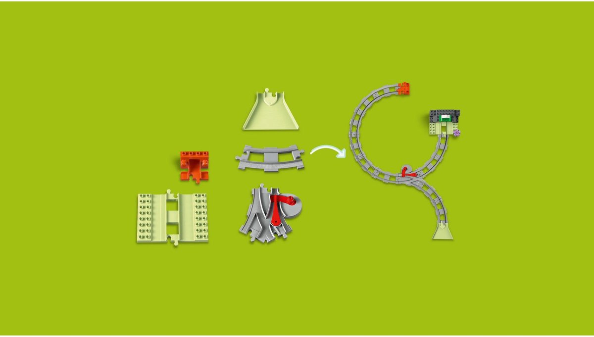LEGO DUPLO - Stad Treintunnel en rails uitbreidingsset - 10425 — afbeelding 10