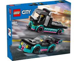 foto van LEGO City Raceauto en transporttruck - 60406
