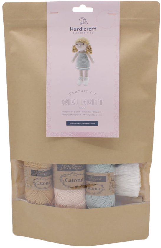 Hardicraft Meisje Britt haken (haakpakket)